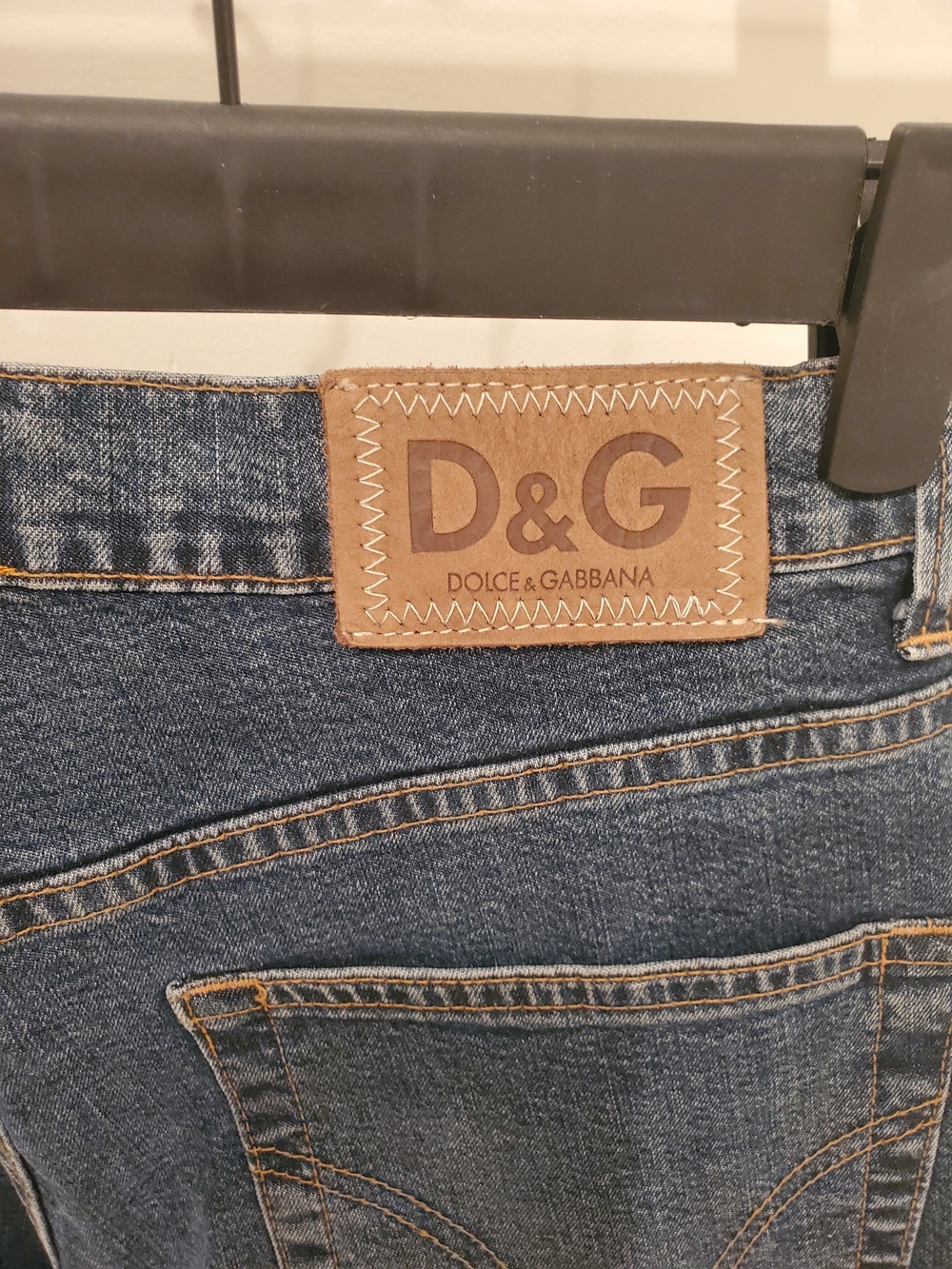 Dolce & Gabbana Men’s Womens Indigo Blue Relaxed Jeans Size 35x49 Good Condition